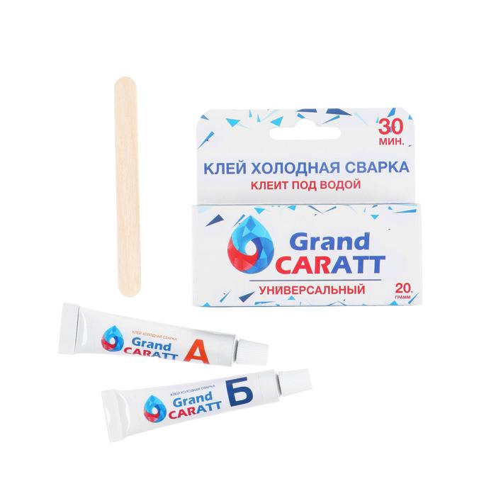 Эпоксидный клей К2 Grand Caratt, универсальный, двухкомпонентный, 20 г   5164226