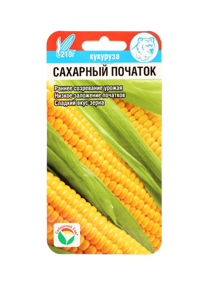 Семена Кукуруза сахарная "Сахарный початок", 6 шт. 4059137
