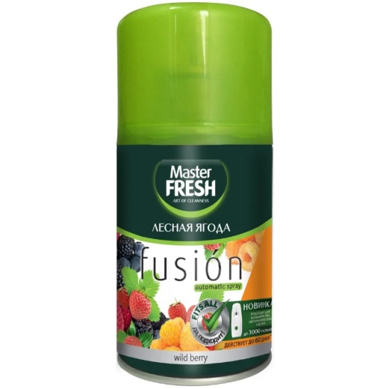 Master FRESH Освежитель воздуха 250 мл Лесная ягода (сменный баллон д/авт.спрея)