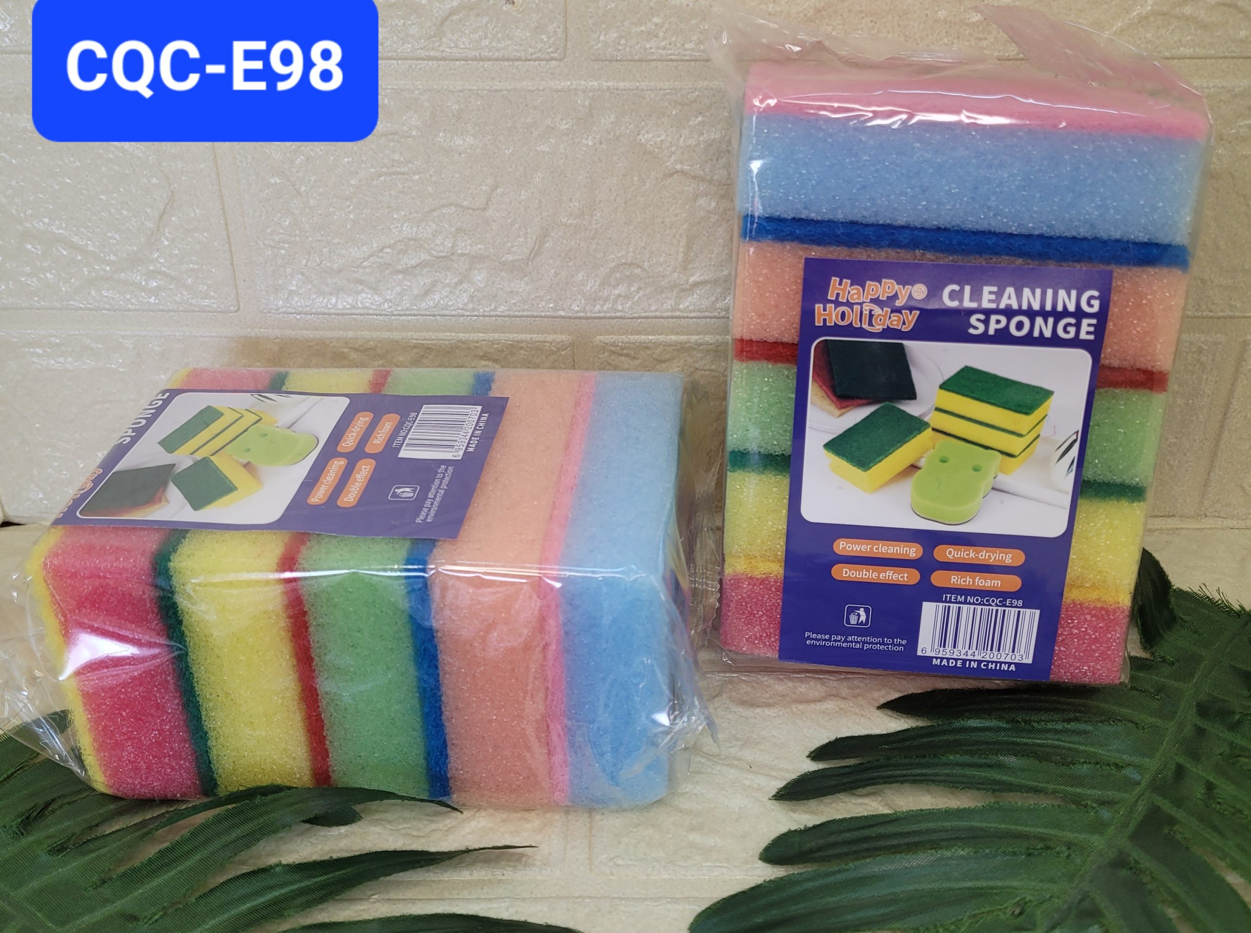 Губки для посуды 5 шт. Арт. CQC-E98