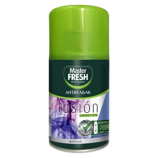 Master FRESH Освежитель воздуха 250 мл  Антитабак (сменный баллон д/авт.спрея)