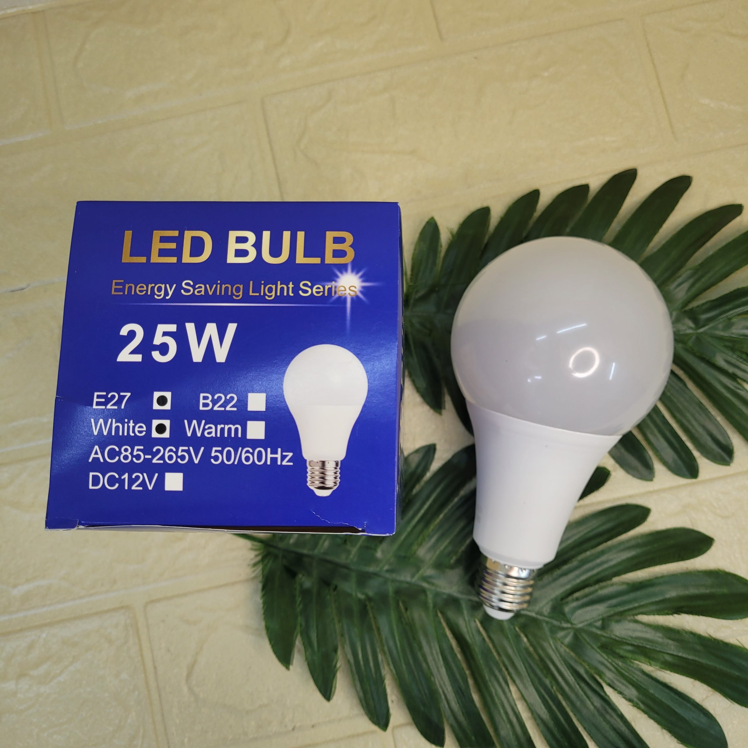 Лампа светодиодная LED BULB 25W E27 белый свет
