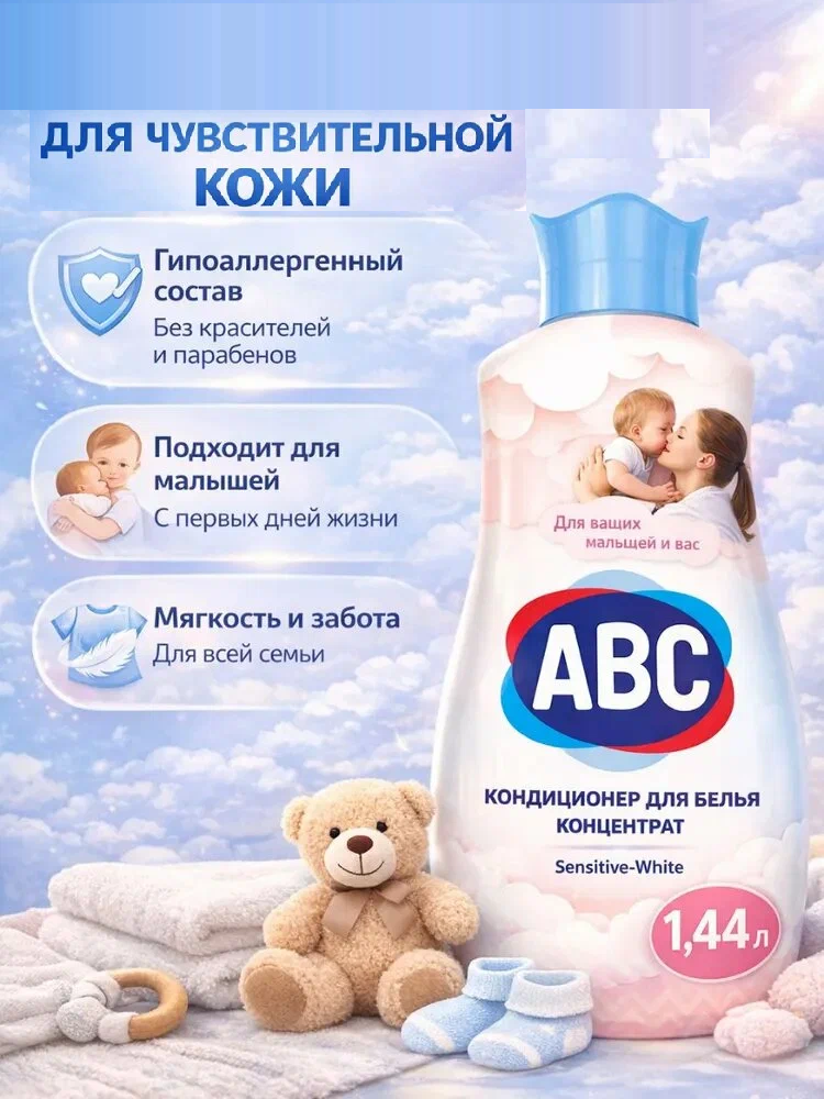 АВС Концентрат кондиционер для чувств кожи 1440 мл