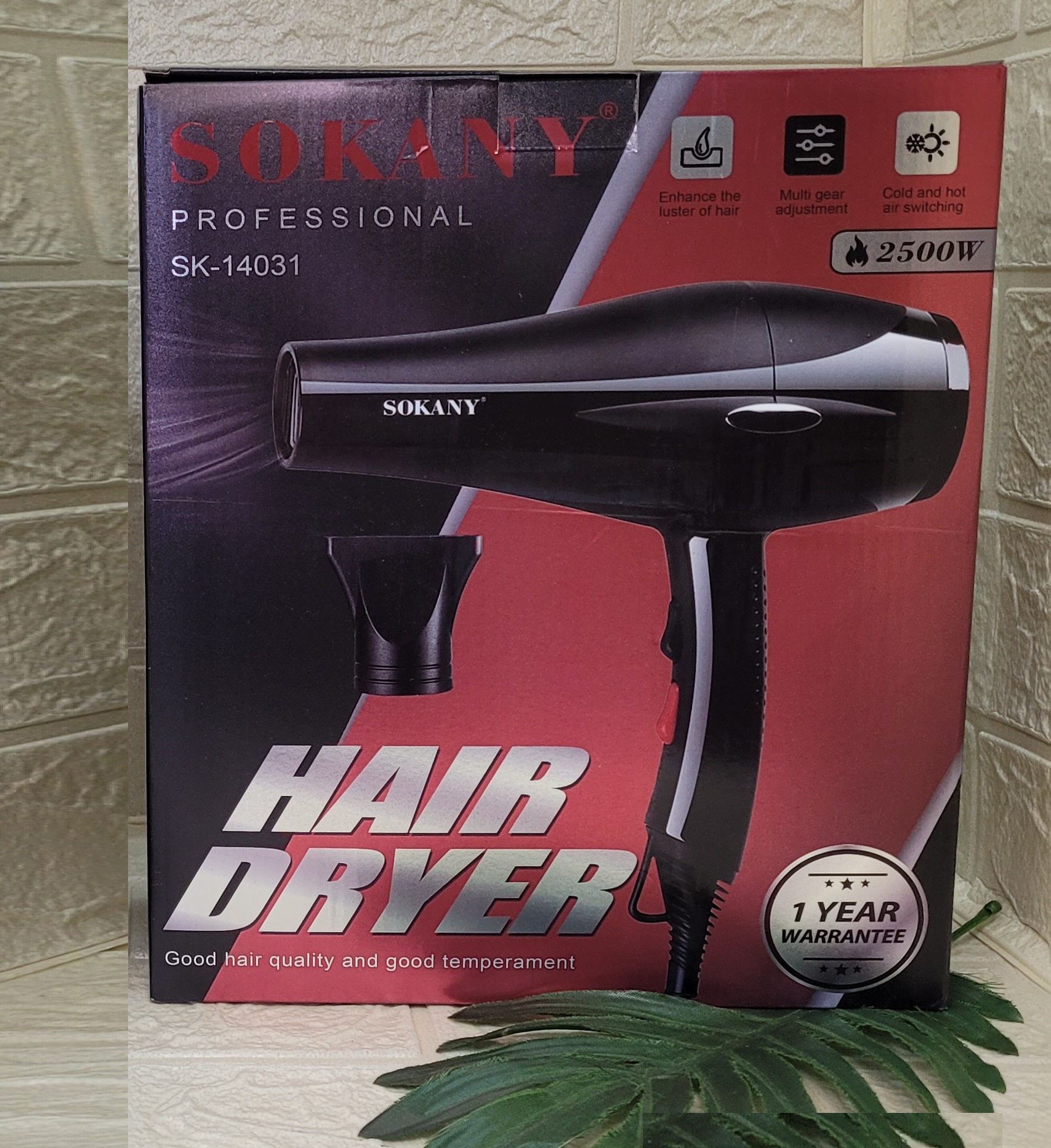 Фен для волос Sokany 2500w. Арт. SK-14031