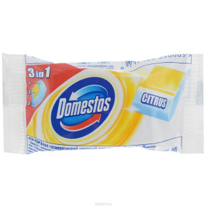 Блок гигиен. д/унитаза Domestos 40г Лимон