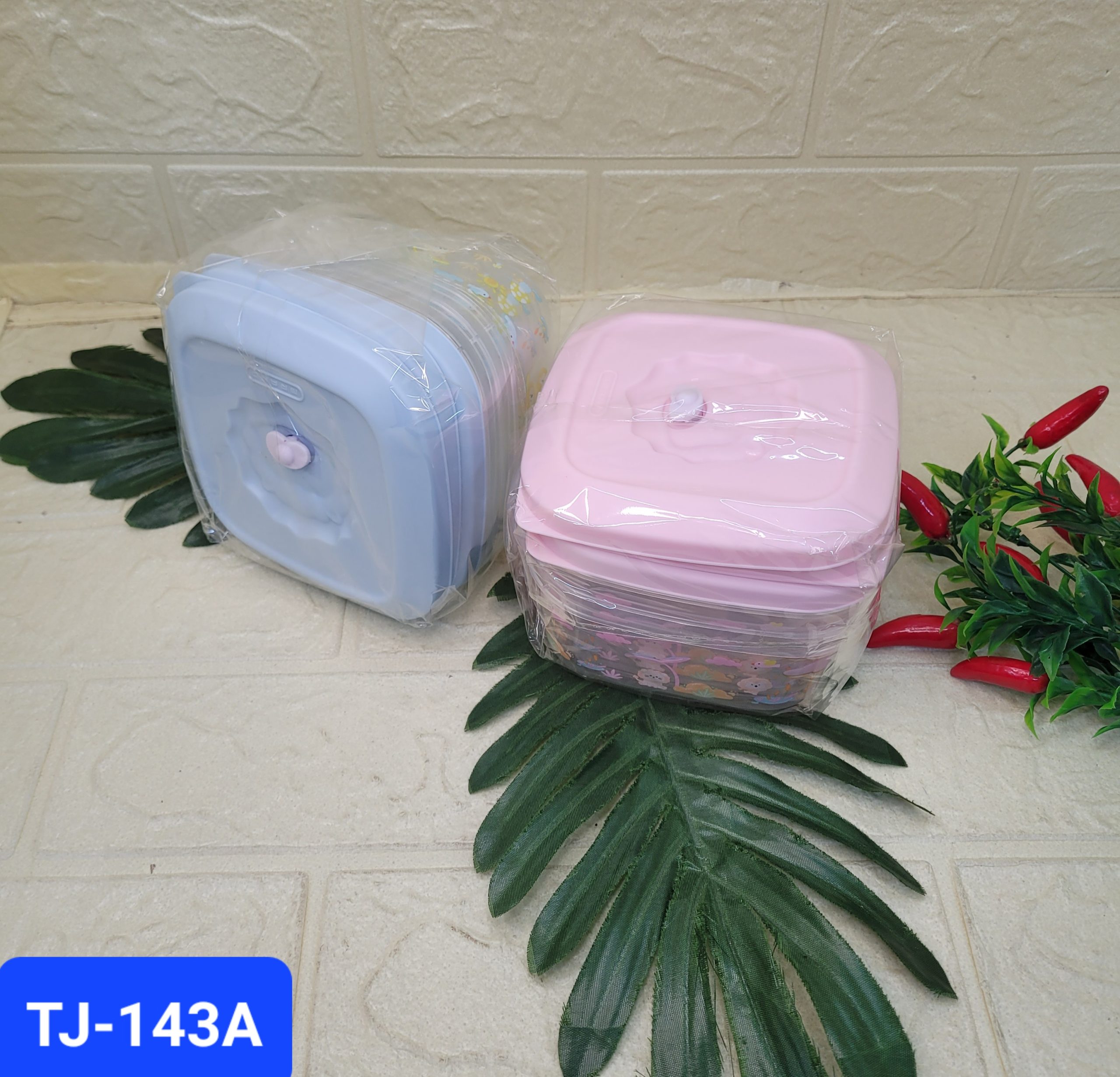 Контейнеры д/продуктов пластик,набор 3шт. Арт. TJ-143A
