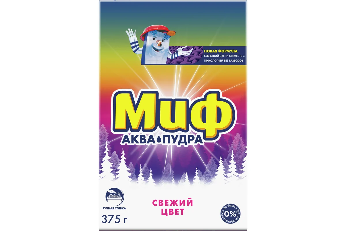 МИФ Руч СМС порошк. Свежий цвет 375г