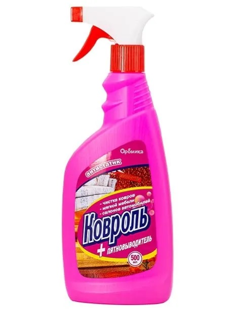 AROMIKA Средство д/чистки ковров КОВРОЛЬ 500мл +антистатик(триггер) /12
