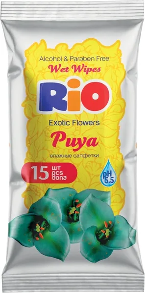 Влаж.салф. RIO 15шт Цветы