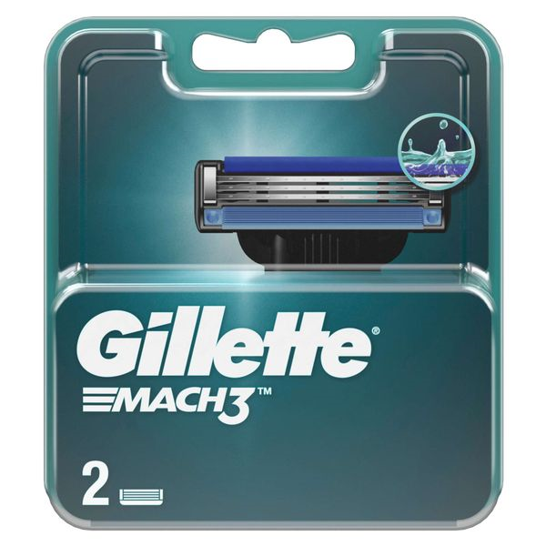 GILLETTE MACH3 Cменные кассеты для бритья 2шт
