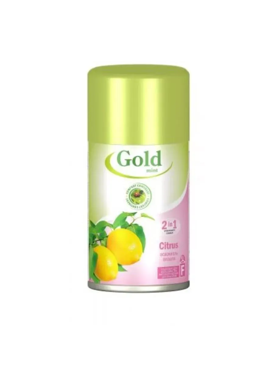 Освежитель воздуха смен.блок Gold mini plus Citrus 230мл.