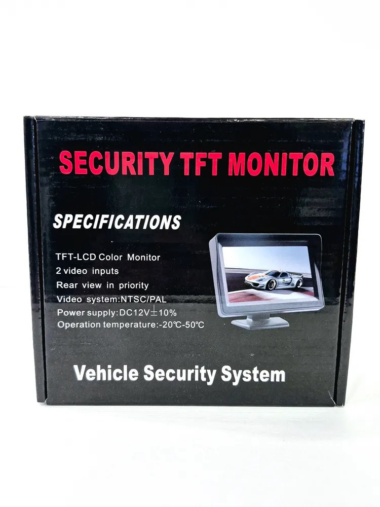 Монитор д/камеры заднего вида Security TFT Monitor 4,3inch