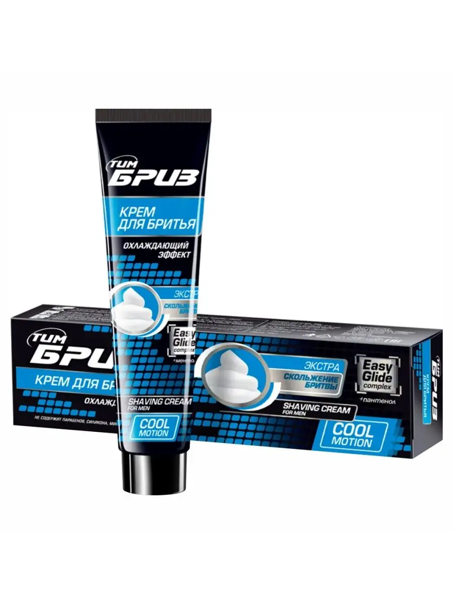 Крем д/бритья Бриз Easy Glide complex Охлаждающий эффект 75 мл.