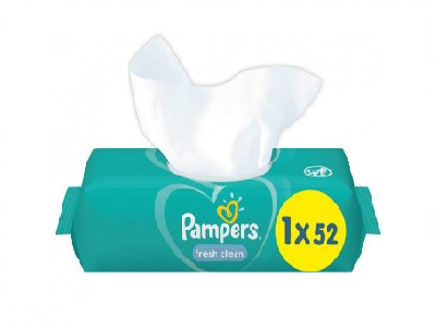 PAMPERS Детские влажные салфетки Fresh Clean 52 ПрепакКор
