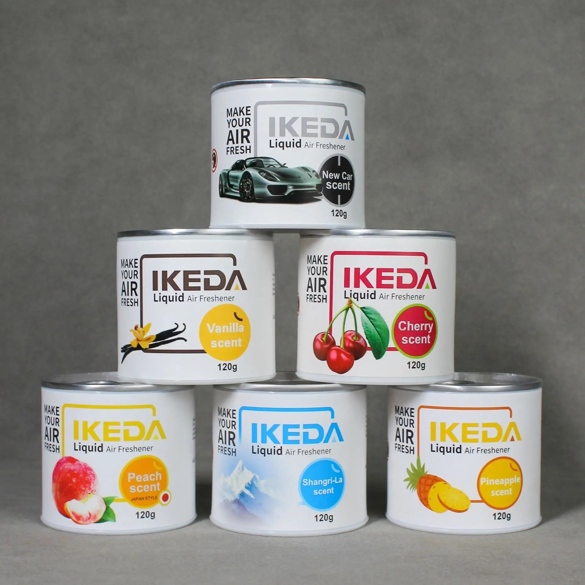 Ароматизатор в машину IKEDA в банке 120г. Арт. (0383)