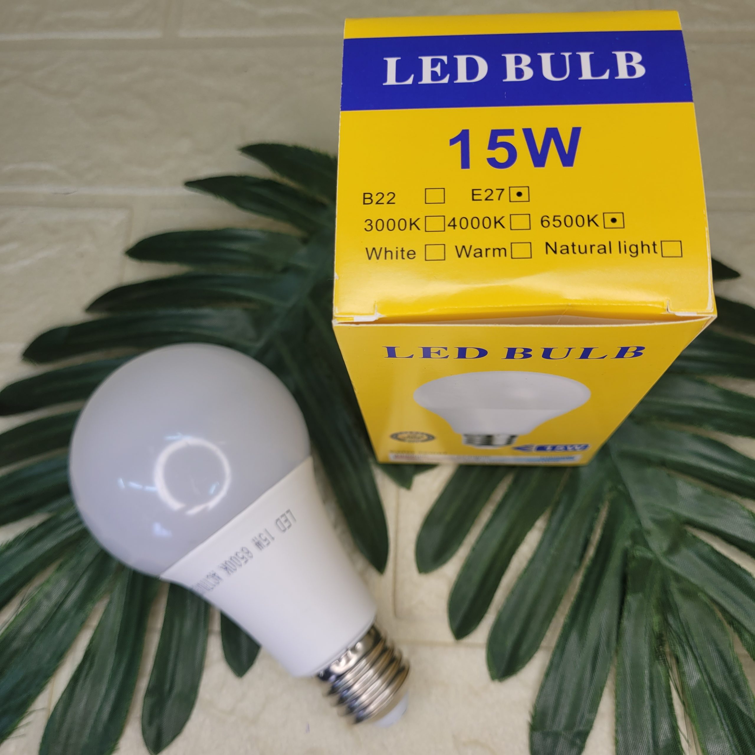 Лампа светодиодная LED BULB 15W E27 85-265V