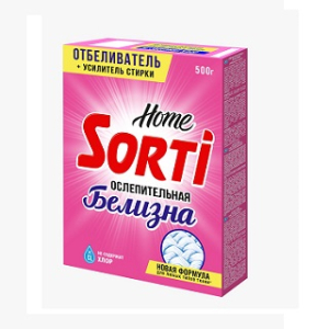 Пятновыводитель кислород.Сорти Home Ослепит.белизна 500 г.