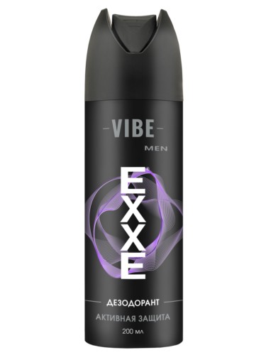 EXXE Men Дезодорант спрей 200мл VIBE Активная защита (XL размер)