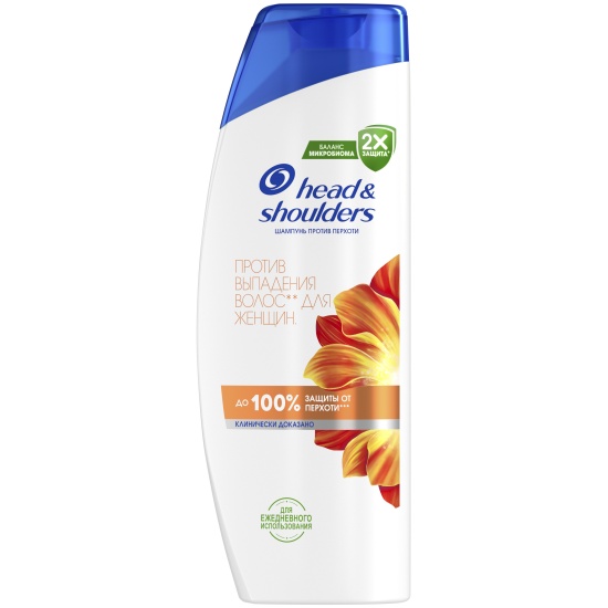 HEAD & SHOULDERS Шампунь против перхоти Против выпадения волос 360мл