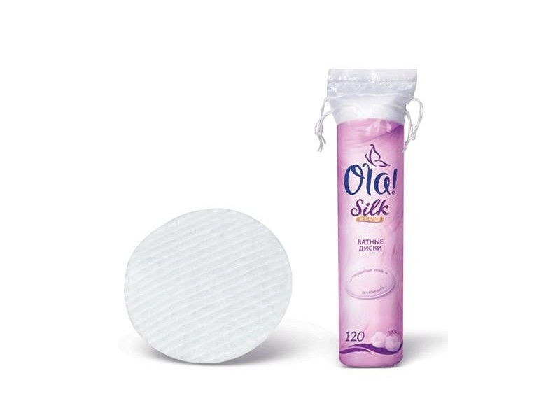 Ватные диски OLA! SILK SENSE 120шт.