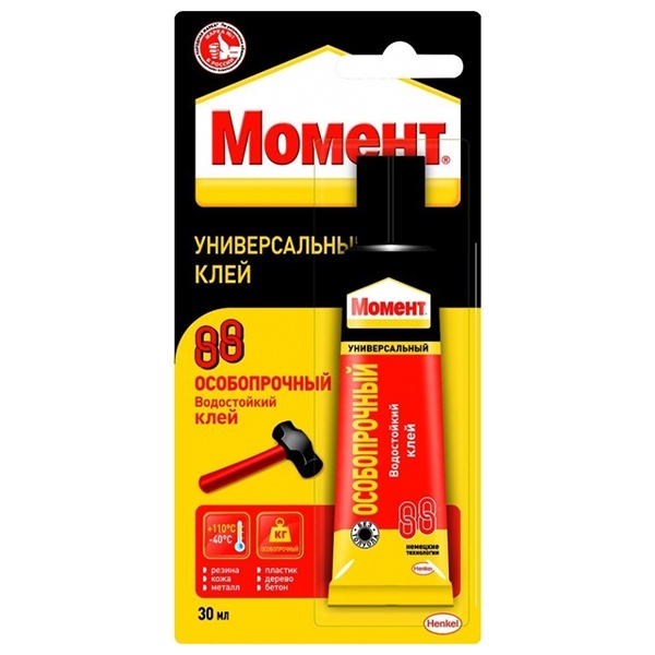 Клей Момент универсальный особопрочный 30 мл.