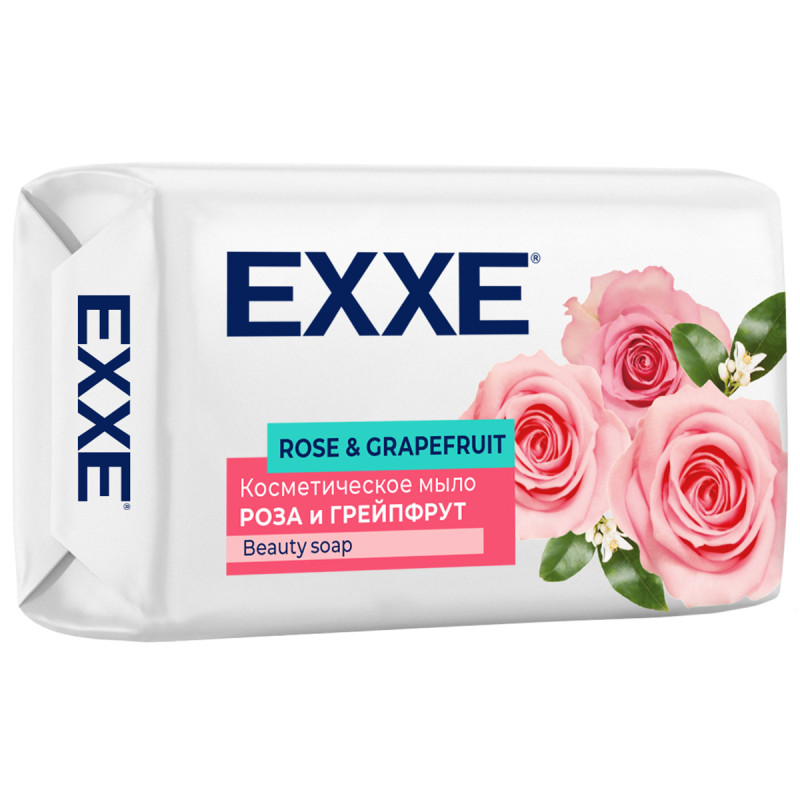 EXXE Мыло косметическое 90г Роза/грейпфрут