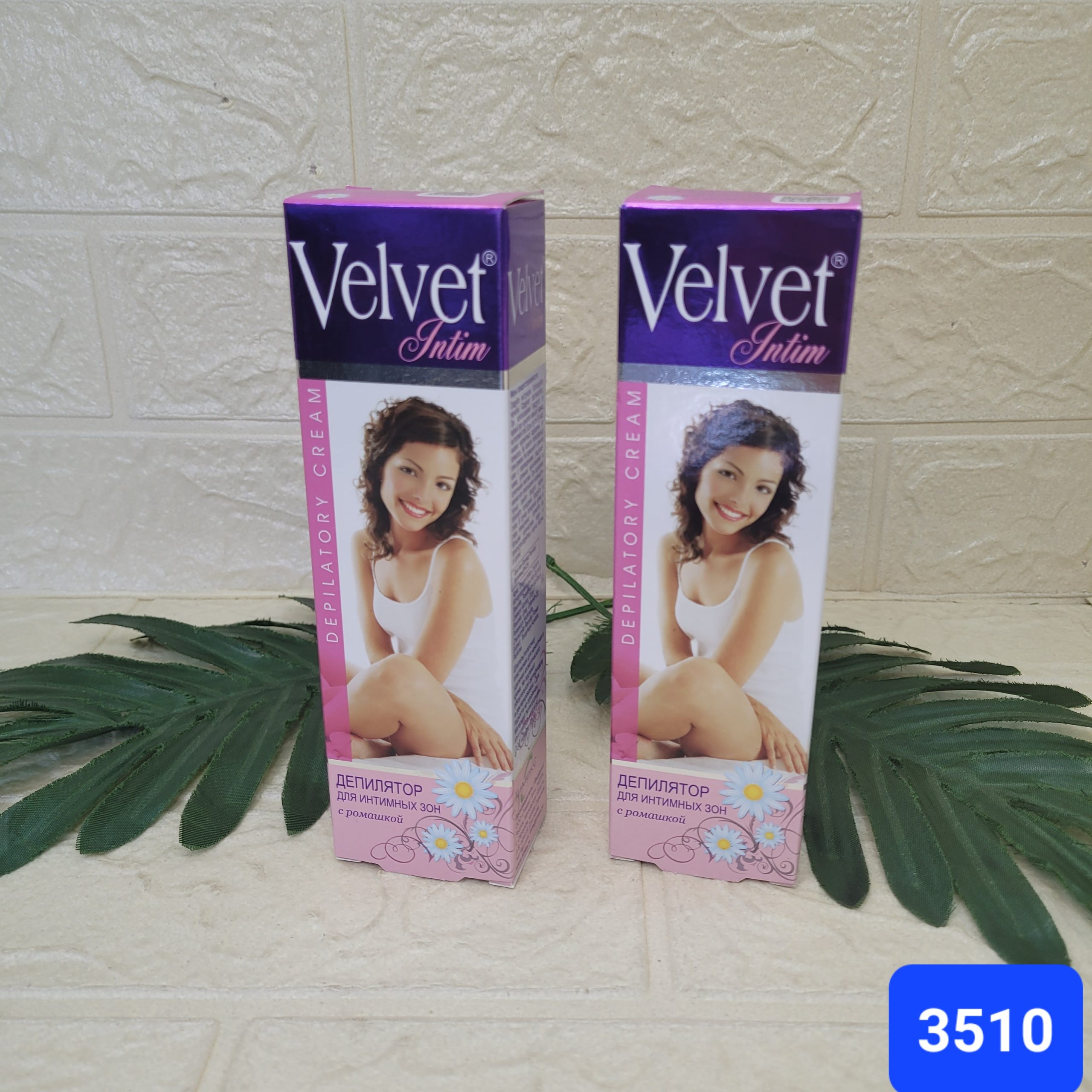 Крем для депиляции Velvet, ромашка 100 мл. Арт. (3510)
