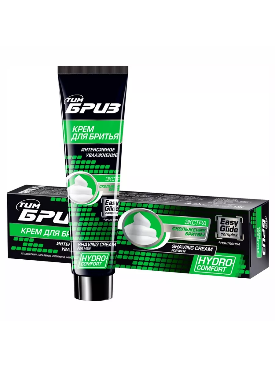 Крем д/бритья Бриз Easy Glide complex Интенсив. увлажнение 75 мл.