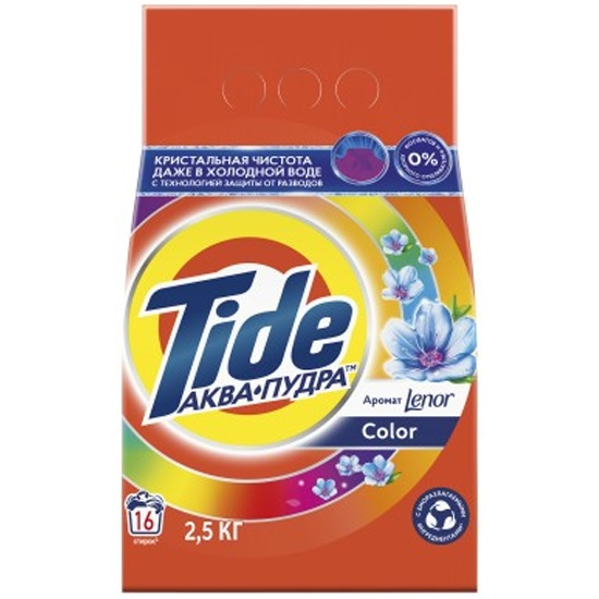 TIDE Авт СМС порошк. Color Lenor Touch of Scent 2.5кг