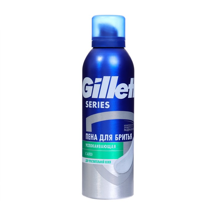 GILLETTE SERIES Пена для бритья успокаивающая 200мл
