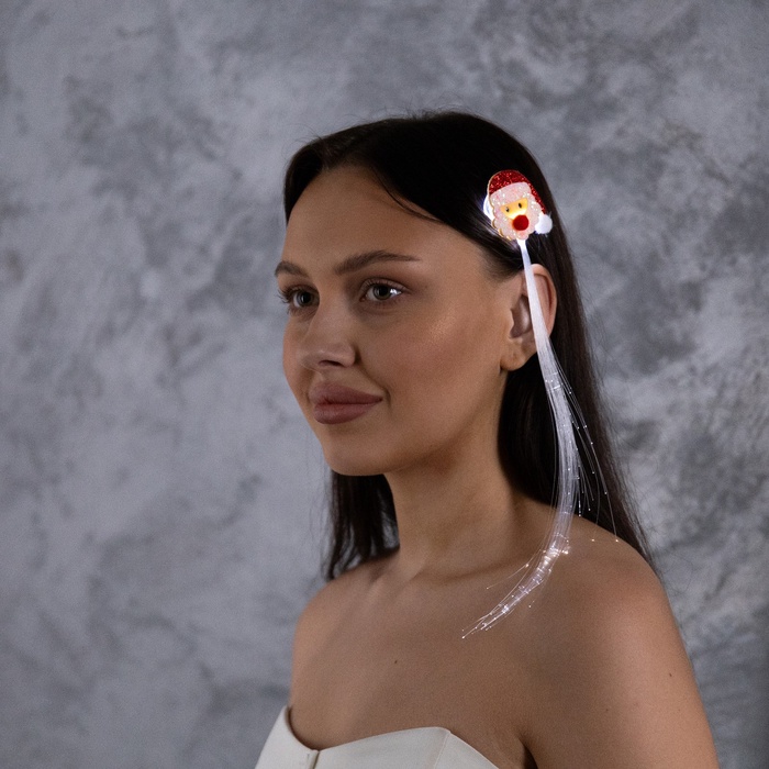 Игрушка световая «Дед Мороз» 33×4.5 см, 1 LED, LR1130x2 (в компл.), БЕЛЫЙ 10610296