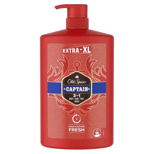 OLD SPICE Гель для душа+шампунь Captain 1000мл