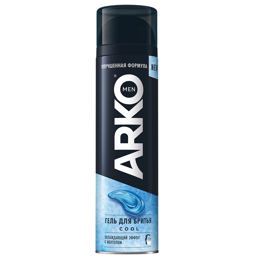 ARKO MEN Гель д/бритья 200мл Cool (голубой)/24