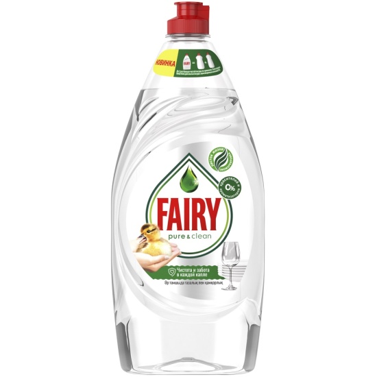 FAIRY Средство для мытья посуды Pure & Clean 900мл