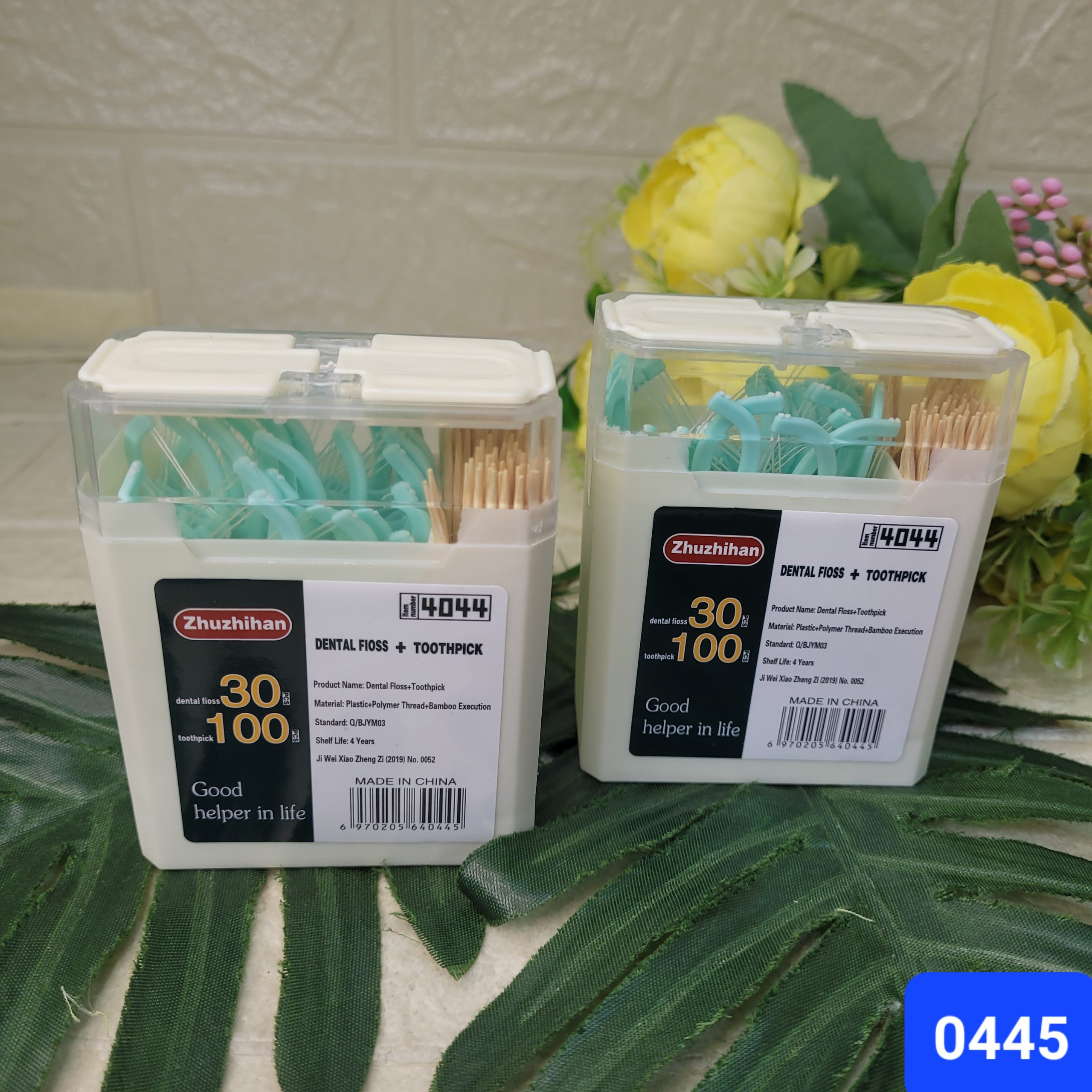 Флоссеры+зубочистки в банке 30+100шт. Арт. 0052/(0445)