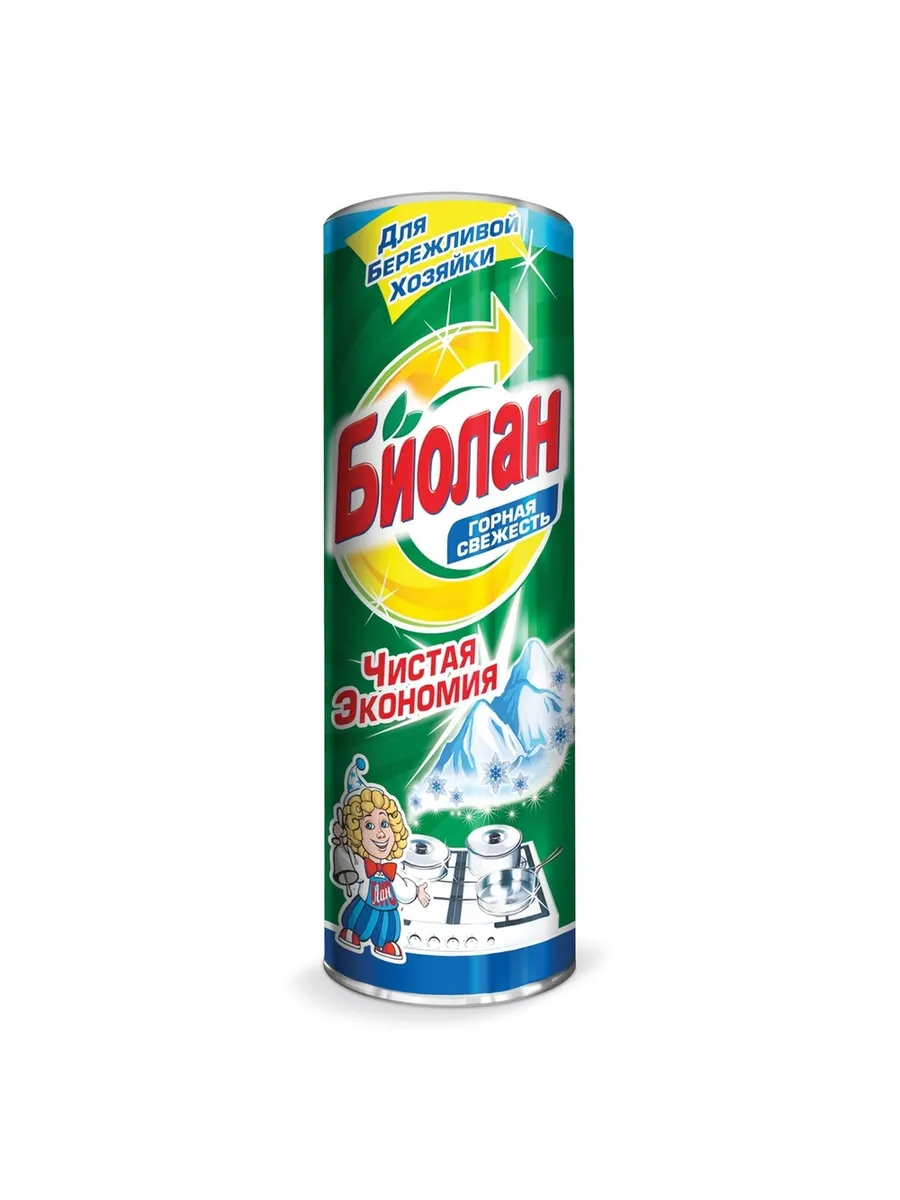 Чистящее средство Биолан Горная свежесть 400гр 1/24 33-6