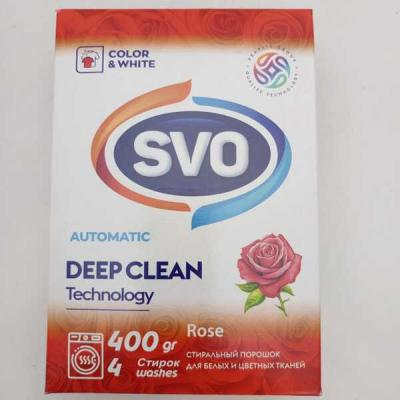 Порошок стир.автомат SVO Роза для белых и цв.тканей 400 г.Арт. 9281
