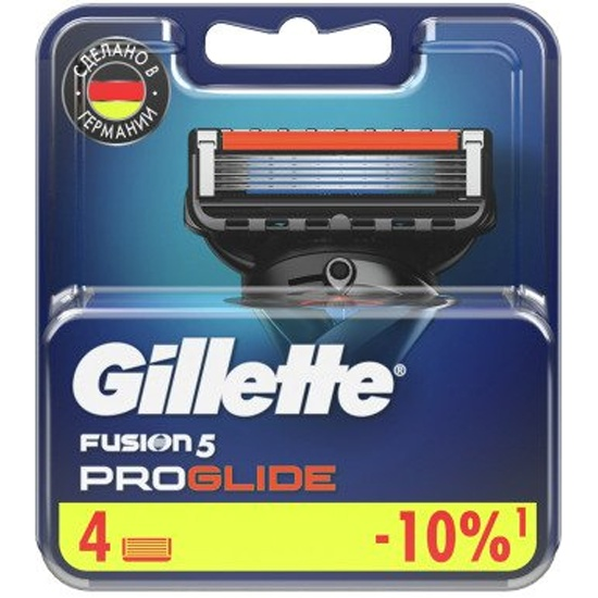 GILLETTE FUSION ProGlide Сменные кассеты для бритья 4шт