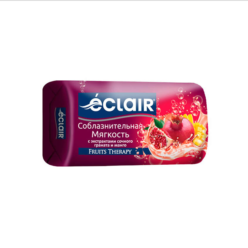 Мыло туалет. тв. Eclair Соблазнительная мягкость гранат+манго 90г.