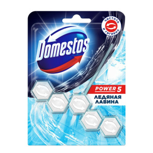 Domestos Блок д/туалета 50г Power Ледяная лавина