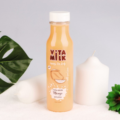 Loren+ (VITAMILK) Гель д/душа 350мл Манго+Молоко