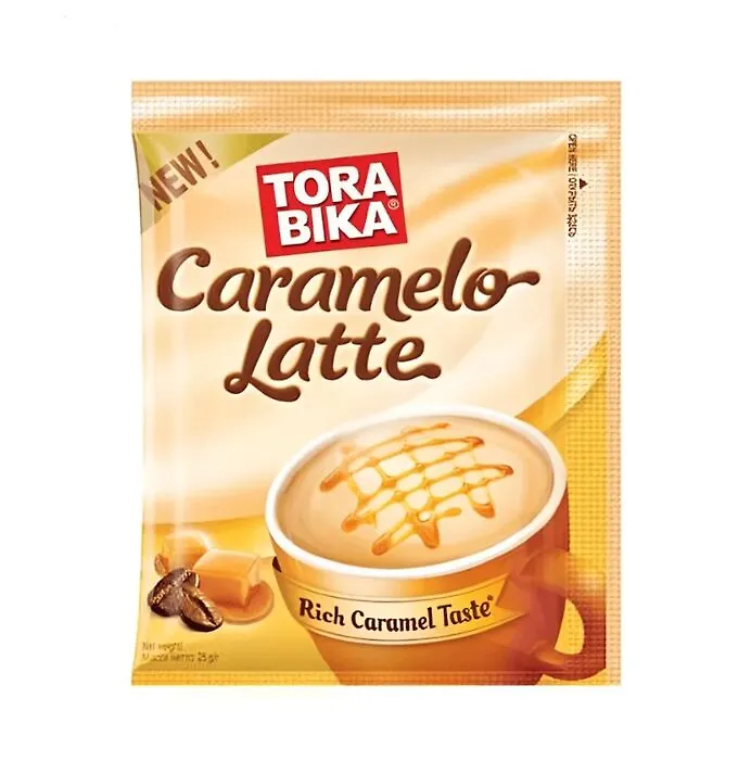 Tora Bika Карамельный Латте пакет (Индонезия) 25гр. 1*20*12