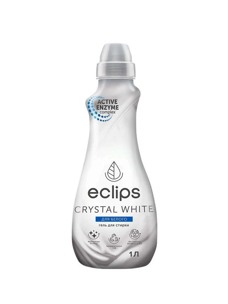 Eclips Гель д/стирки 1л Crystal White