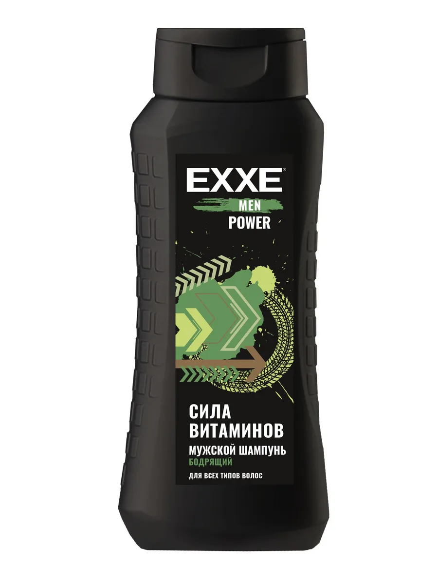 EXXE Men Шампунь 400мл POWER Бодрящий