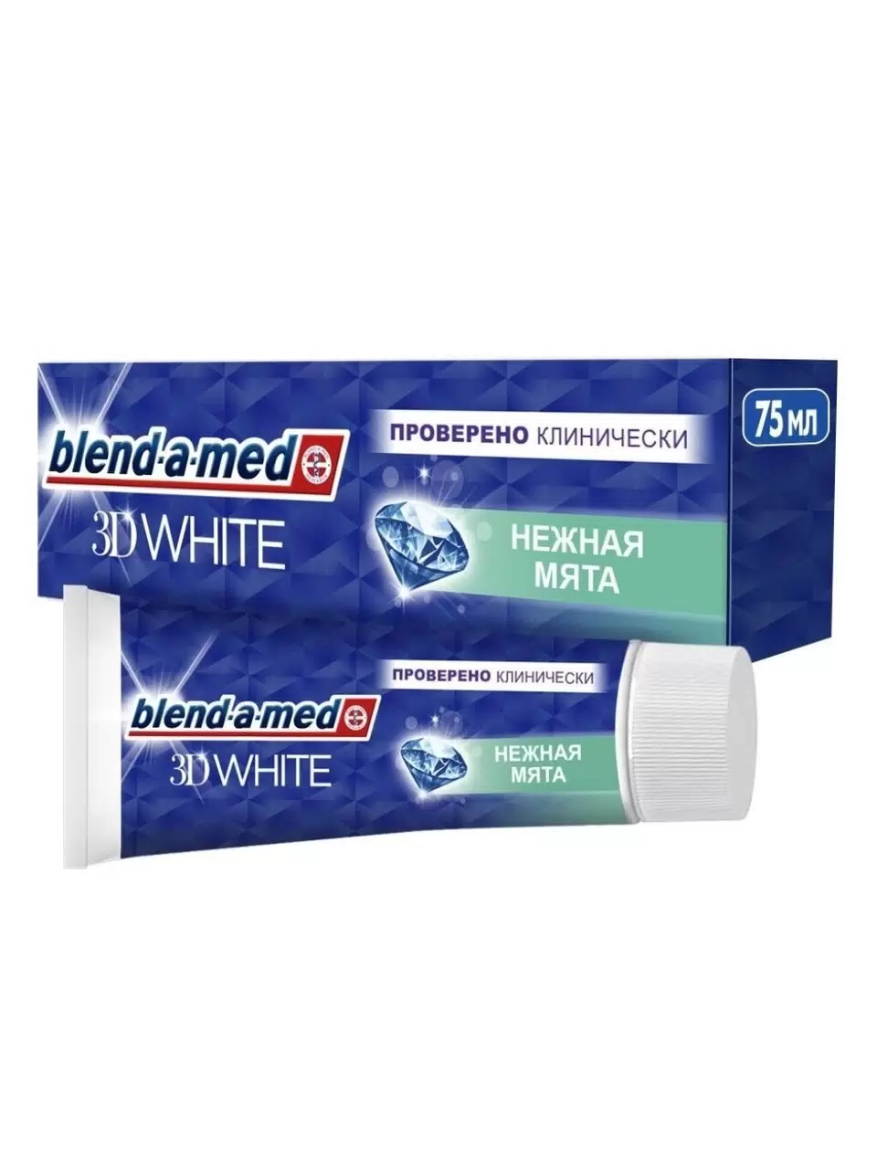 BLEND_A_MED Зубная паста 3D White Нежная мята 75мл