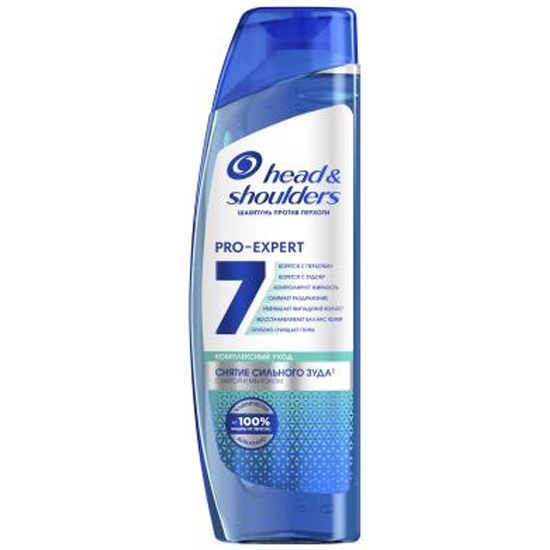 HEAD & SHOULDERS Шампунь против перхоти 7в1 Снятие сильного зуда 300 мл