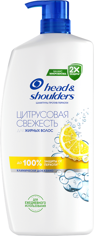 HEAD & SHOULDERS Шампунь против перхоти Цитрусовая свежесть  1000мл