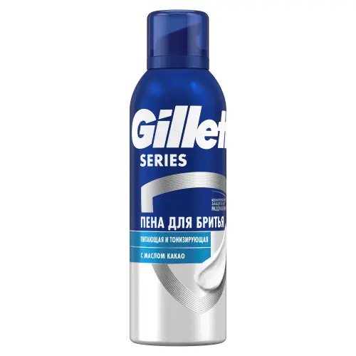 Gillette Series Пена для бритья  питающая и тонизирующая 200мл