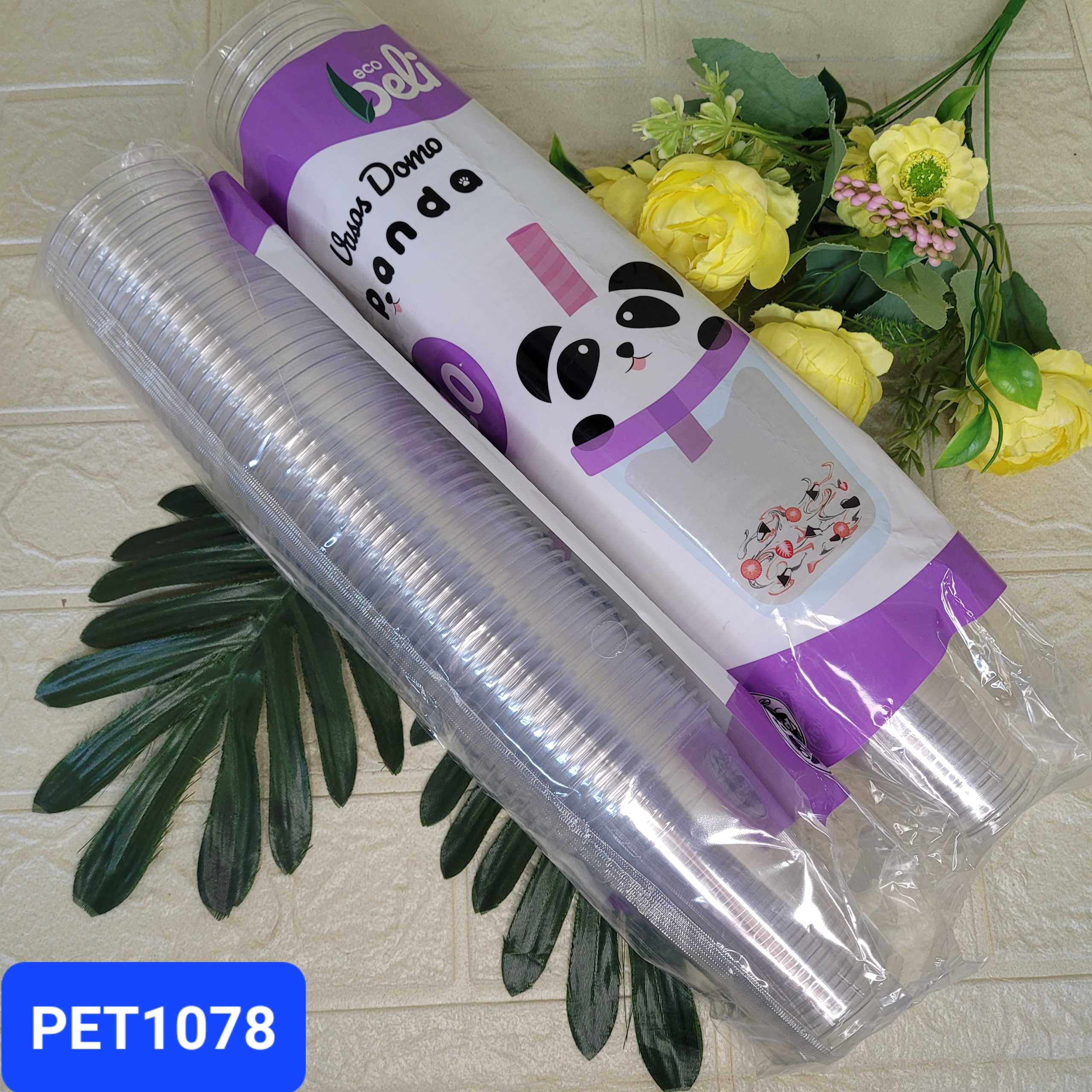 Стаканы одноразовые пластик.Eco 50 шт. Арт. PET1078