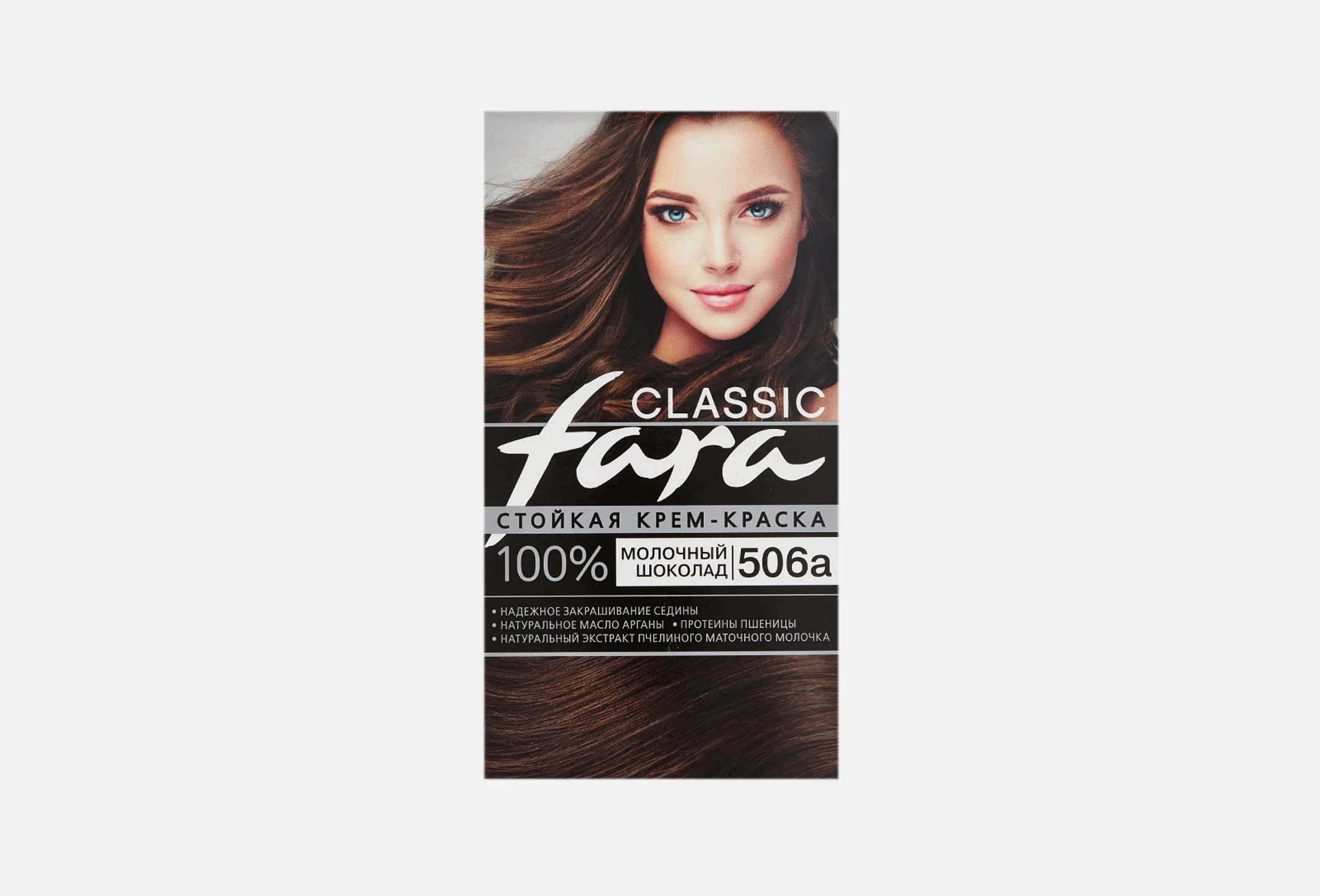 FARA Classic Крем-краска для волос 506А молочный шоколад